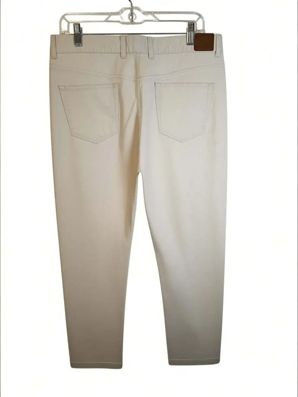 Peter Millar Crown Crafted Wayfare Five Pocket Pants Men 38 Beige